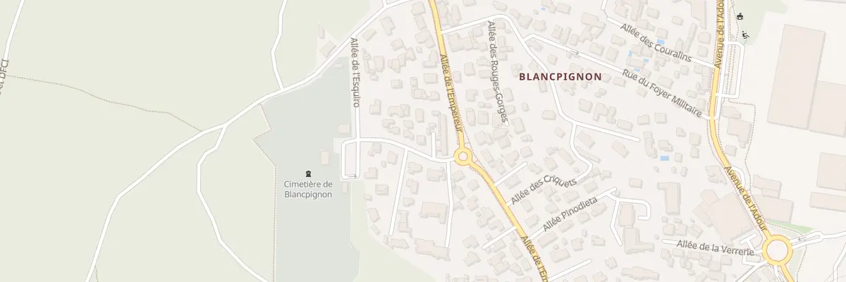 Plan du 4 All de l’ Esquiro à Anglet