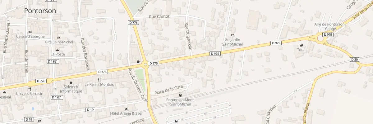 Plan du 14 Rue de la Liberation Pontorson à Pontorson