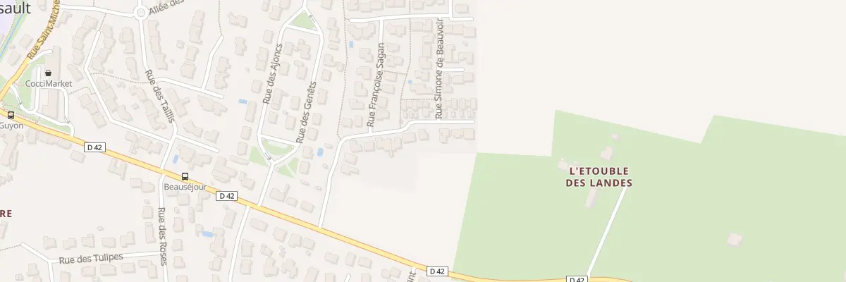 Plan du 16 Rue Simone Veil à Venansault