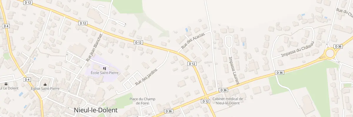 Plan du 11 Rue Jean Yole à Nieul-le-Dolent