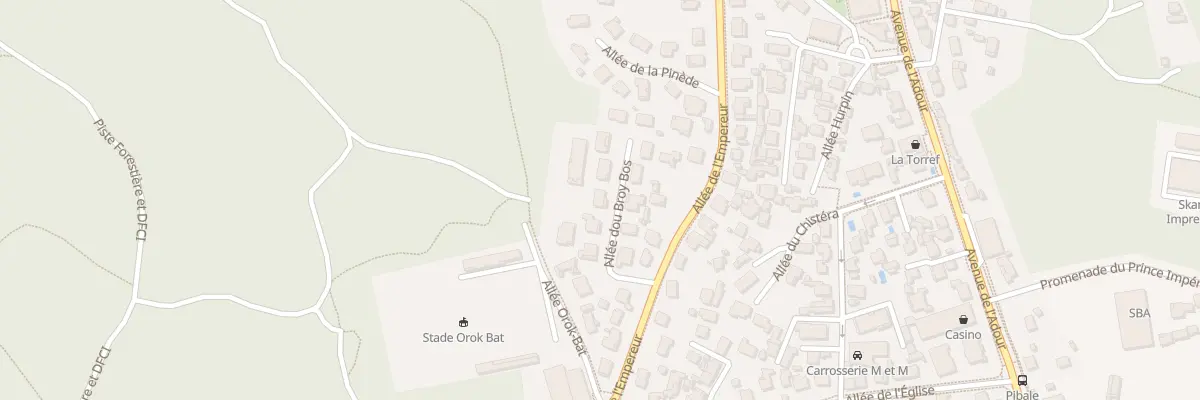 Plan du 9 All Dou Broy Bos à Anglet
