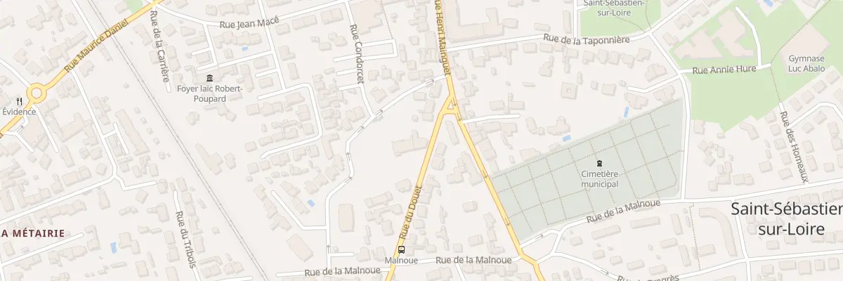 Plan du 12 Rue du Douet à Saint-Sébastien-sur-Loire
