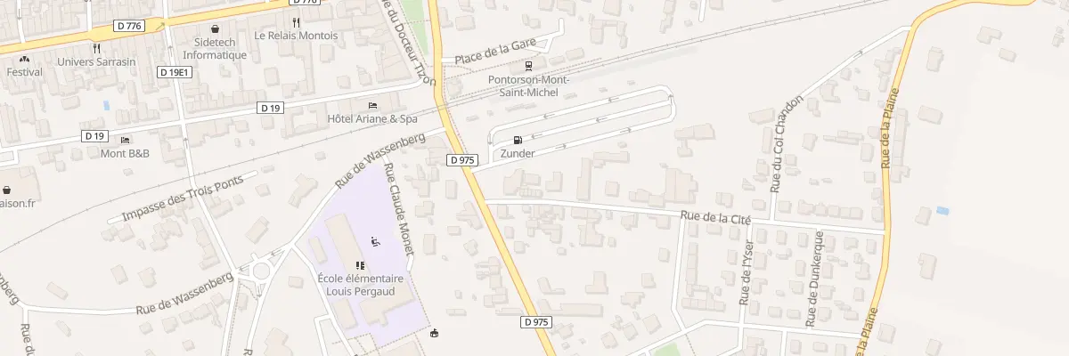 Plan du 3B Rue de la Cite - Pontorson à Pontorson