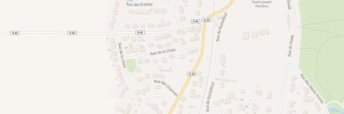 Plan du 5 Rue de la close à Nort-sur-Erdre