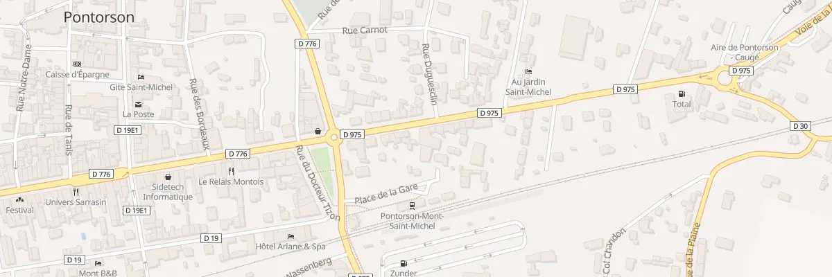 Plan du 12B Rue de la Liberation Pontorson à Pontorson