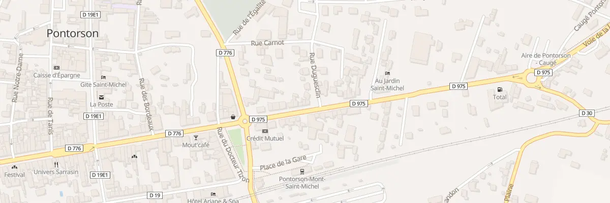 Plan du 13 Rue de la Liberation Pontorson à Pontorson