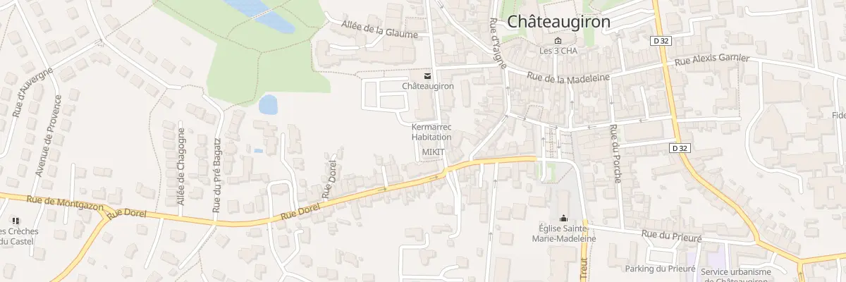 Plan du 4 Rue Dorel à Châteaugiron