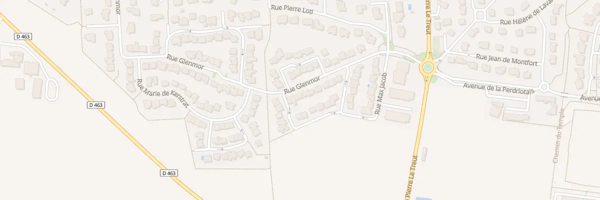 Plan du 60 Rue Glenmor à Châteaugiron