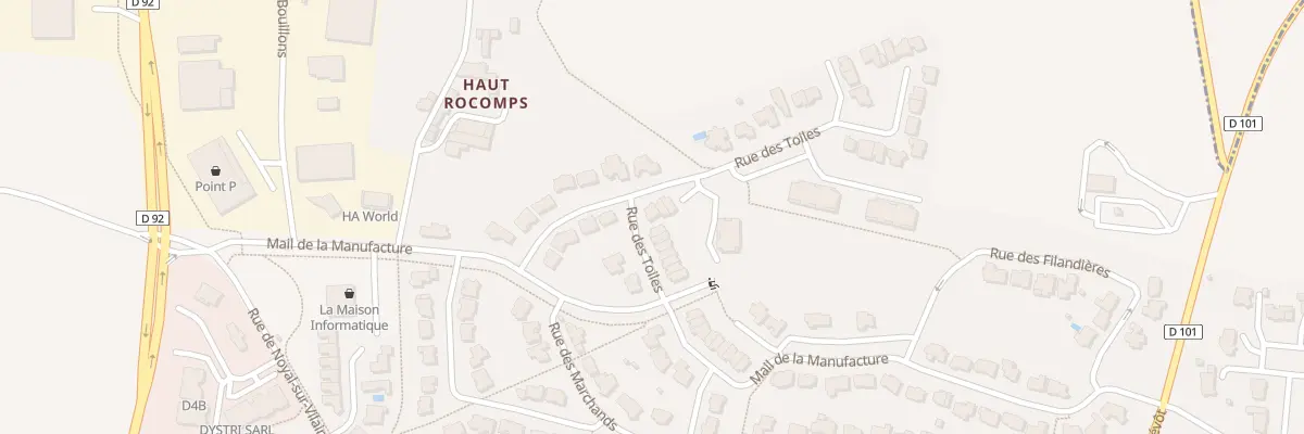 Plan du 28 Rue des Toiles à Châteaugiron