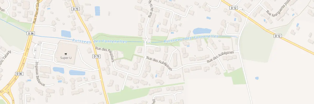 Plan du 3 Rue des Aubépines à Nieul-le-Dolent