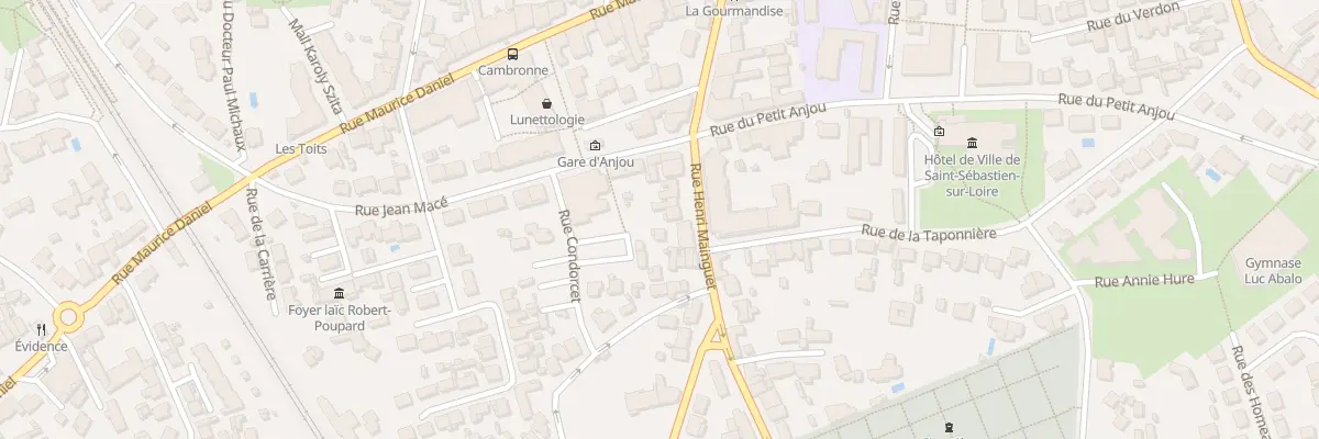 Plan du 22 Rue Henri Mainguet à Saint-Sébastien-sur-Loire