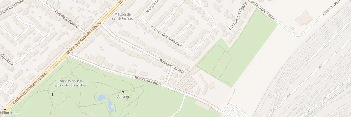 Plan du 14 Rue des Canaris à Nantes