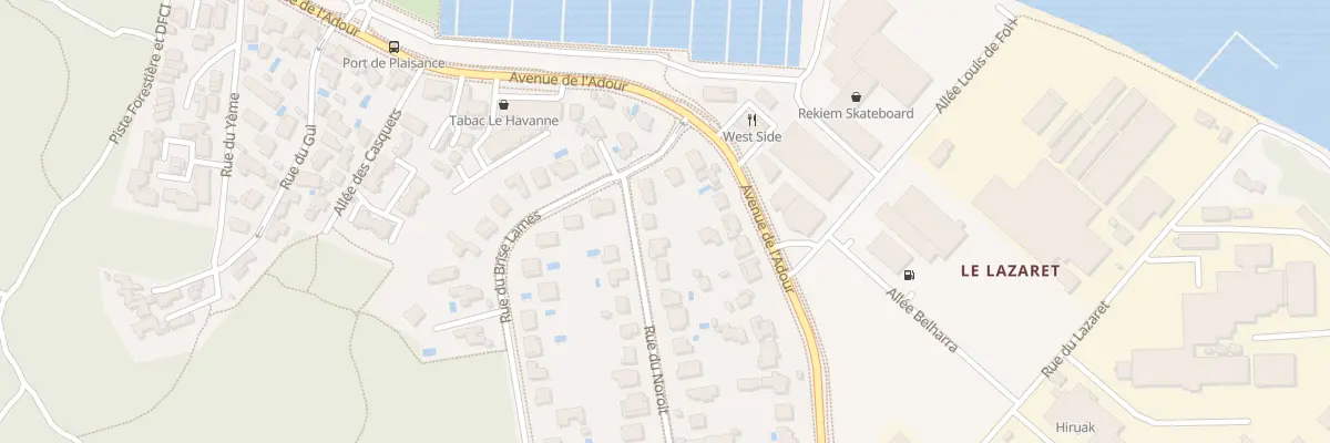 Plan du 3 Rue du Noroit à Anglet