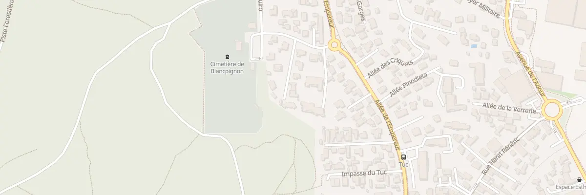 Plan du 7 All du Chanoine St Laurent à Anglet