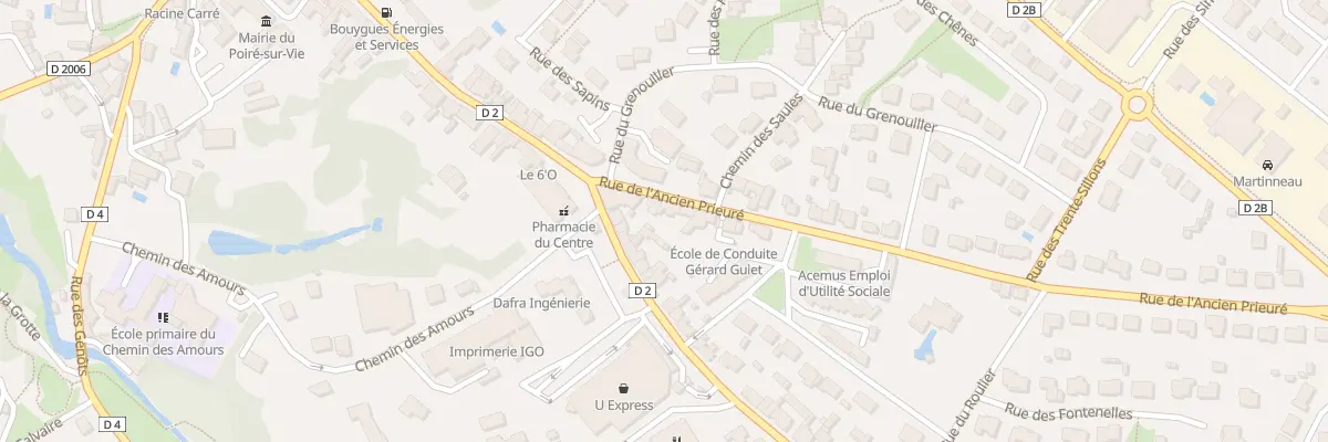 Plan du 6 Rue de l’ancien prieuré au Poiré-sur-Vie