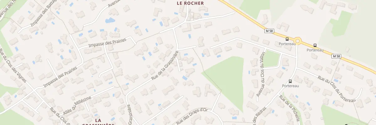 Plan du 25 Rue de la Grassinière à Vertou