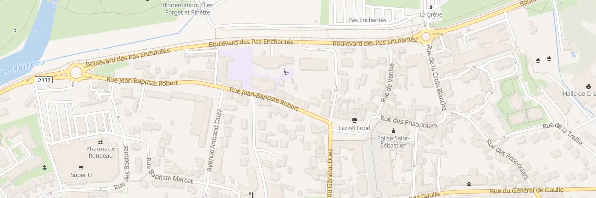 Plan du 33 Rue Jean Baptiste Robert à Saint-Sébastien-sur-Loire