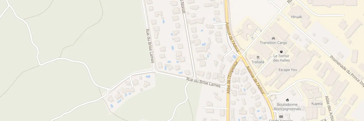 Plan du 30 Rue du Noroit à Anglet