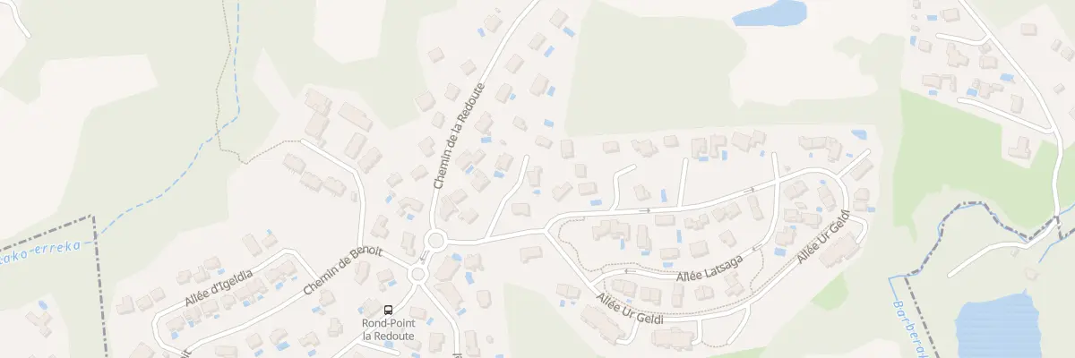Plan du 132 Imp Bordenave à Bassussarry