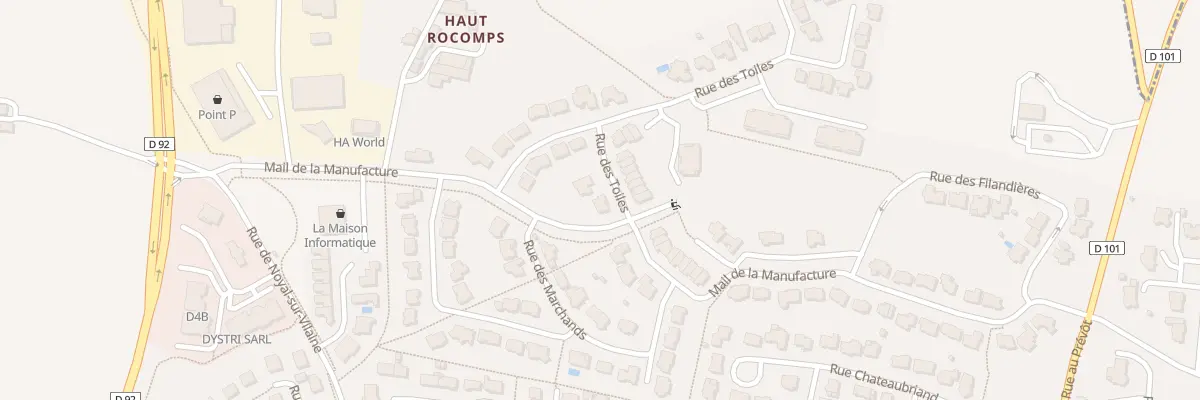 Plan du 12 Rue des Toiles à Châteaugiron