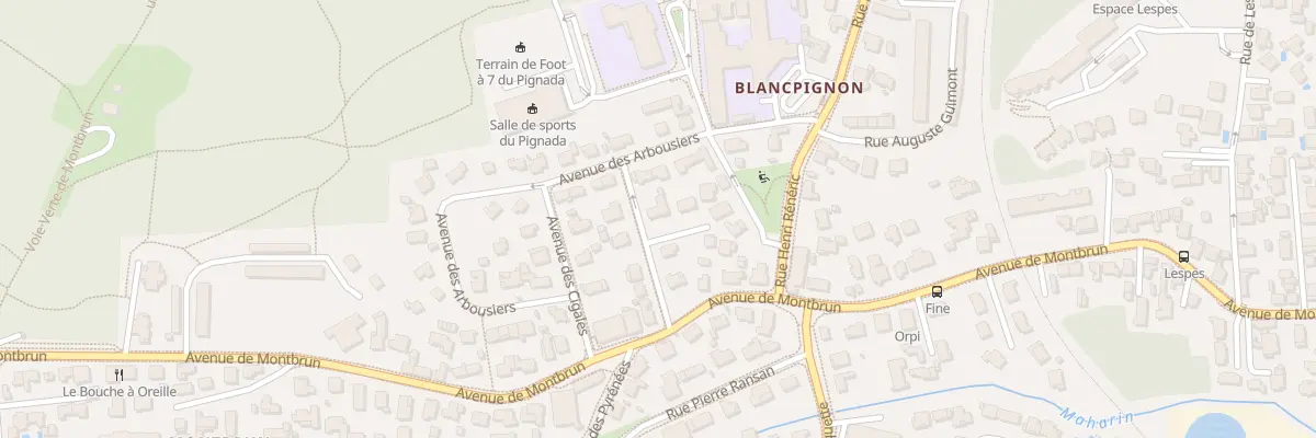 Plan du 6 Av des Eglantiers à Anglet