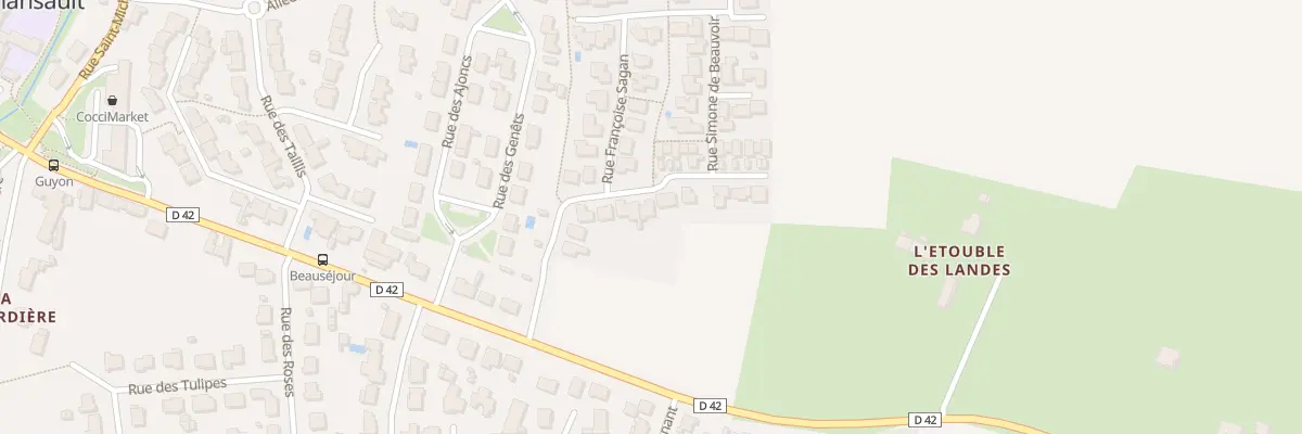 Plan du 12 Rue Simone Veil à Venansault