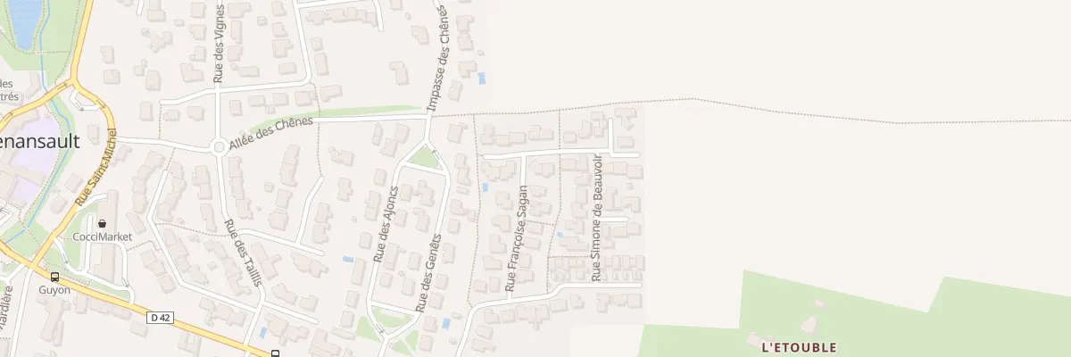 Plan du 6 Rue George Sand à Venansault