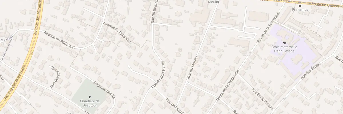 Plan du 78 Rue du Bois Hardy à Vertou