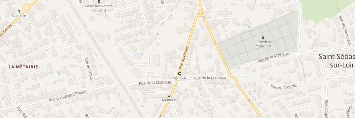 Plan du 20 Rue du Douet à Saint-Sébastien-sur-Loire