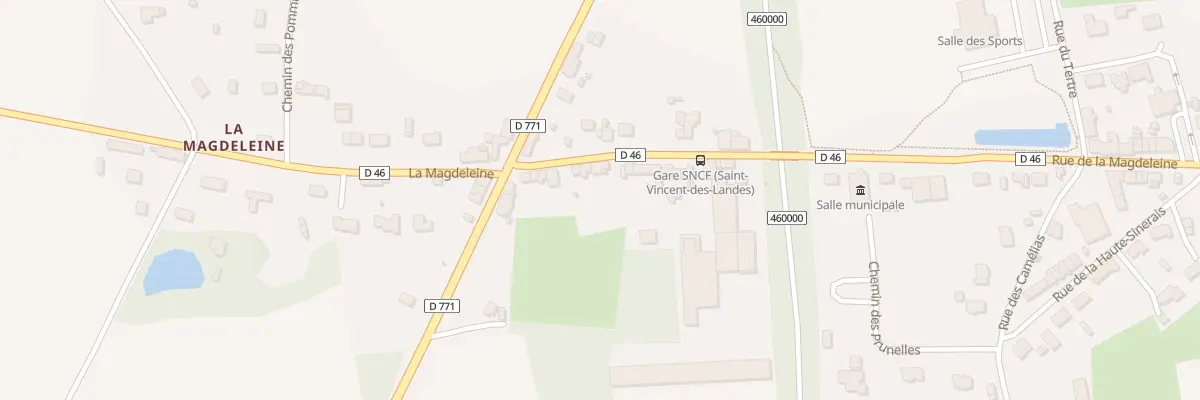 Plan du 43 Rue de la Magdeleine à Saint-Vincent-des-Landes