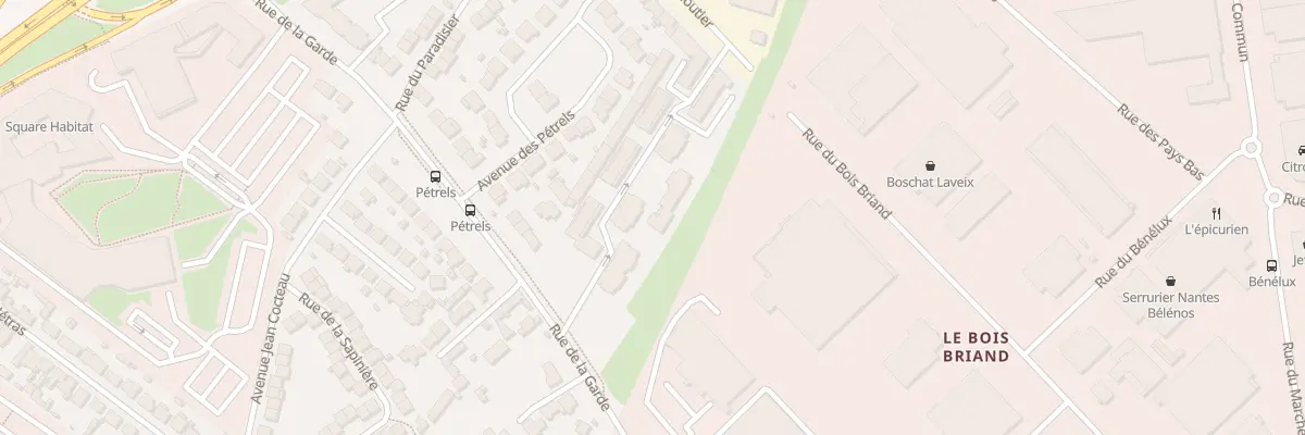 Plan du 8 Rue Viviane Forrester à Nantes