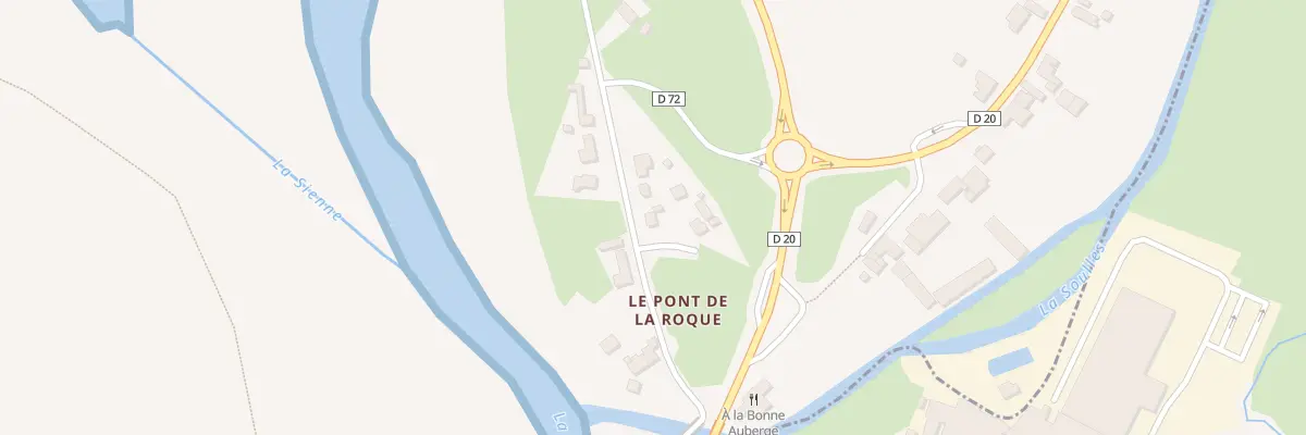 Plan du 7 Rue du Pont de la Roque à Heugueville-sur-Sienne