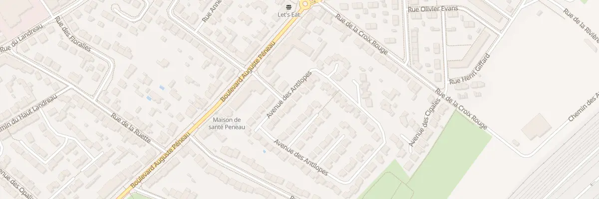 Plan du 3 Av des Antilopes à Nantes