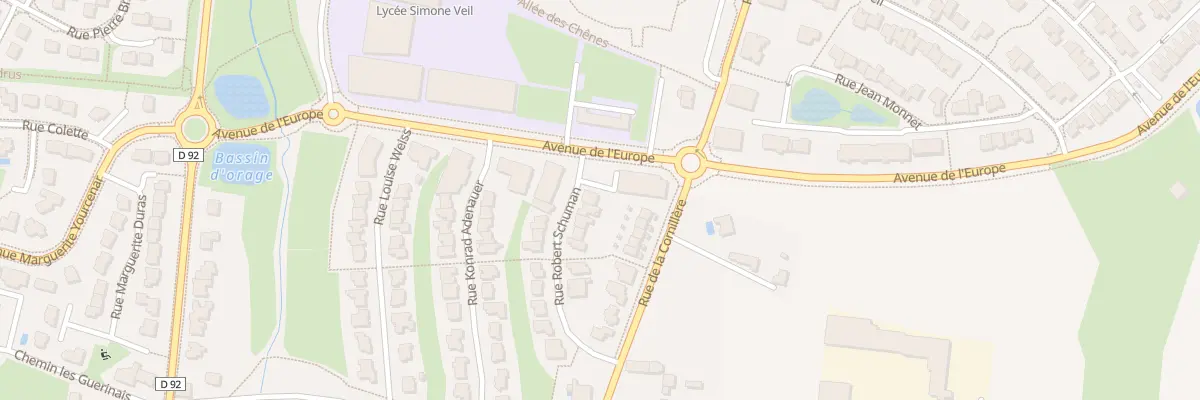 Plan du 3 Rue robert schuman à Liffré