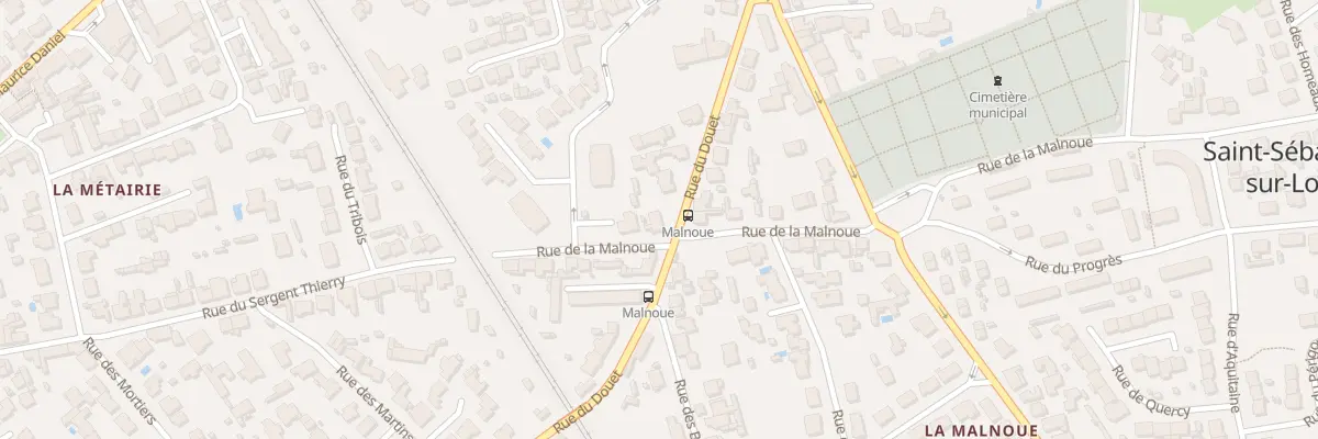 Plan du 28 Rue du Douet à Saint-Sébastien-sur-Loire