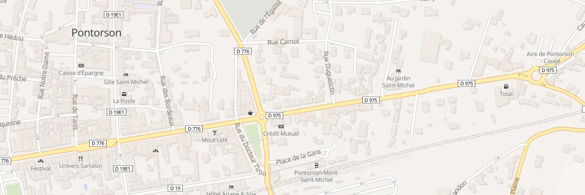 Plan du 7A Rue de la Liberation Pontorson à Pontorson