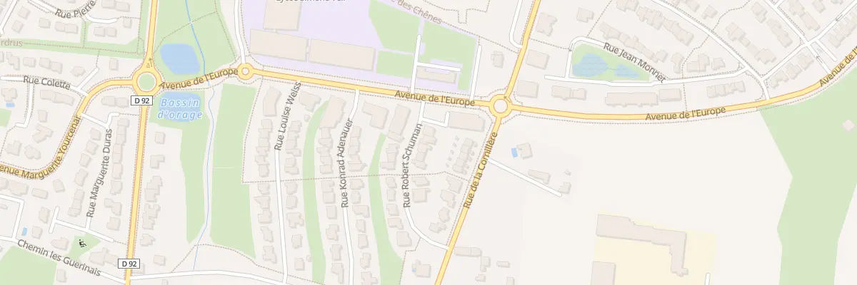 Plan du 5 Rue robert schuman à Liffré