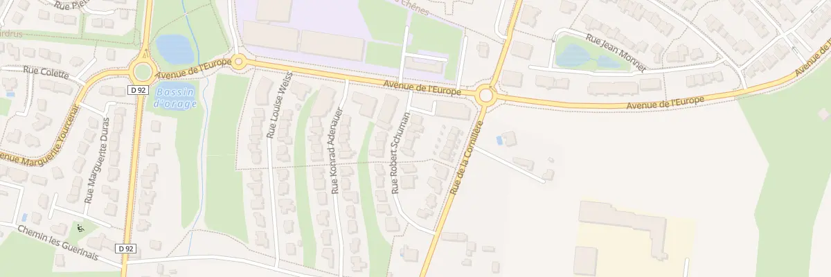 Plan du 7 Rue robert schuman à Liffré