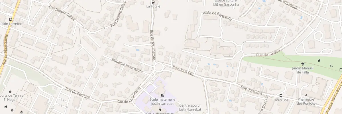 Plan du 5 Rue Dous Bos à Anglet