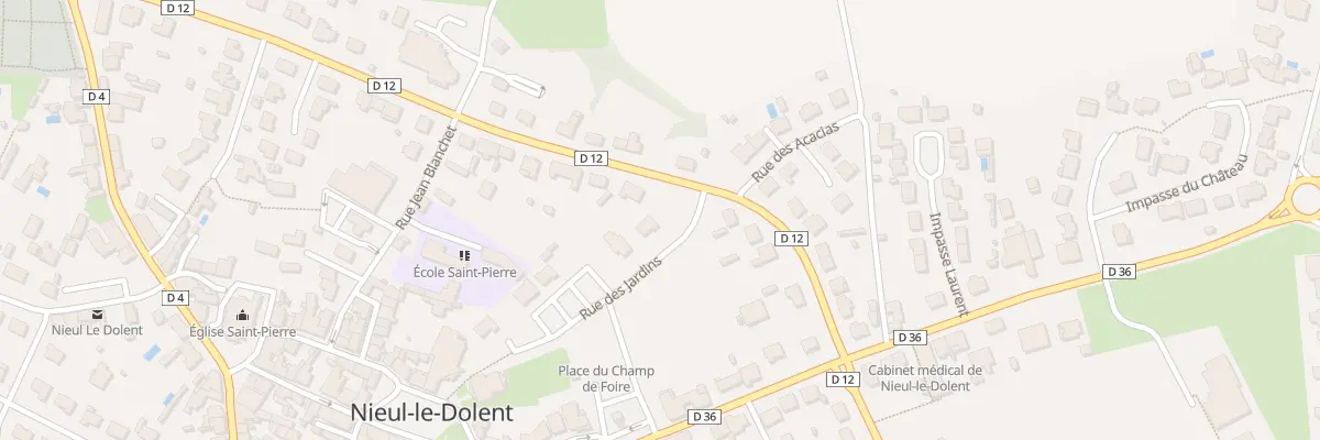 Plan du 13 Rue Jean Yole à Nieul-le-Dolent