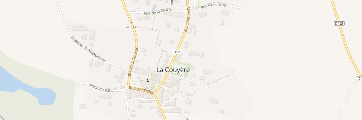 Plan du 10 Rue Jules Ferry à La Couyère