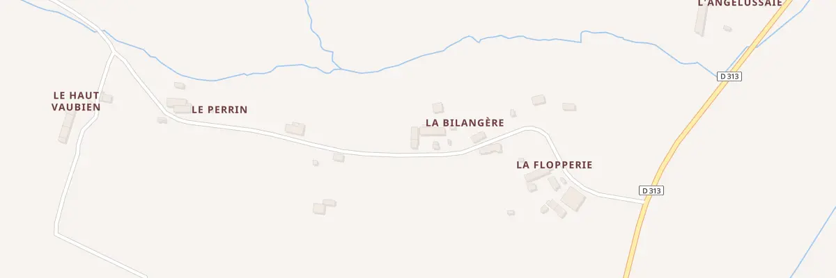Plan du 336 La Bilangère à Val-Couesnon