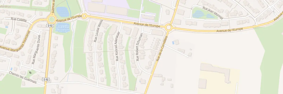Plan du 11 Rue robert schuman à Liffré