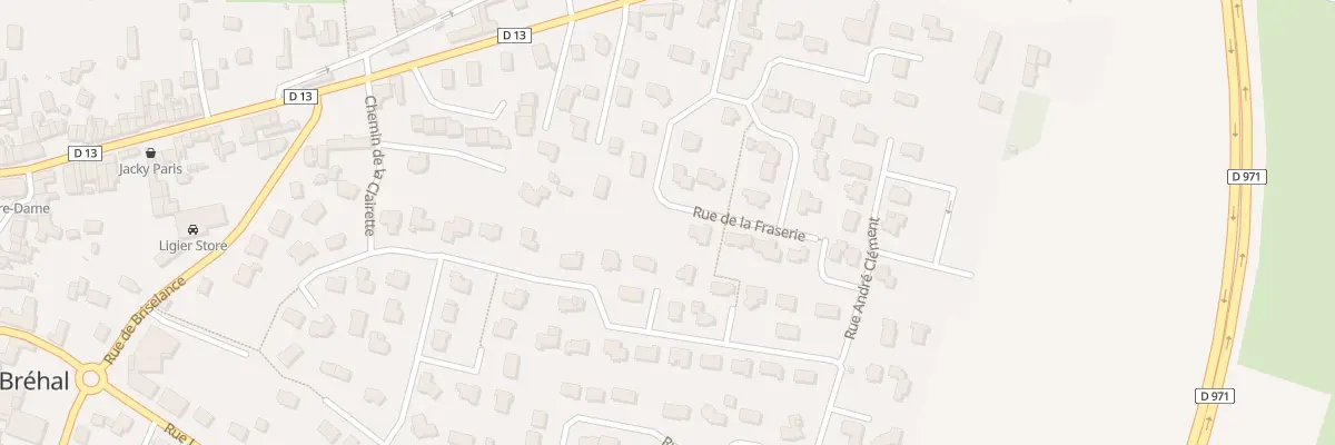 Plan du 11 Rue de la Fraserie à Bréhal