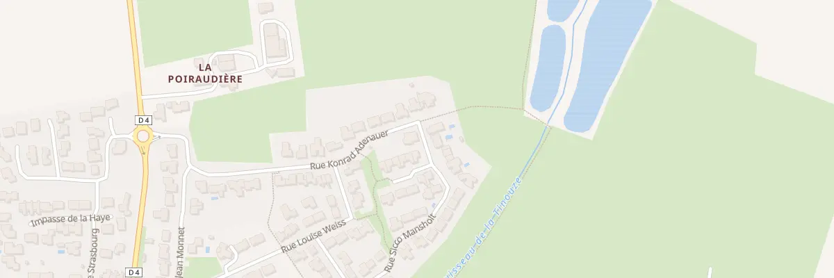 Plan du 38 Rue konrad adenauer à Aubigny-Les Clouzeaux