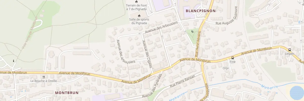 Plan du 6 Av des Cigales à Anglet