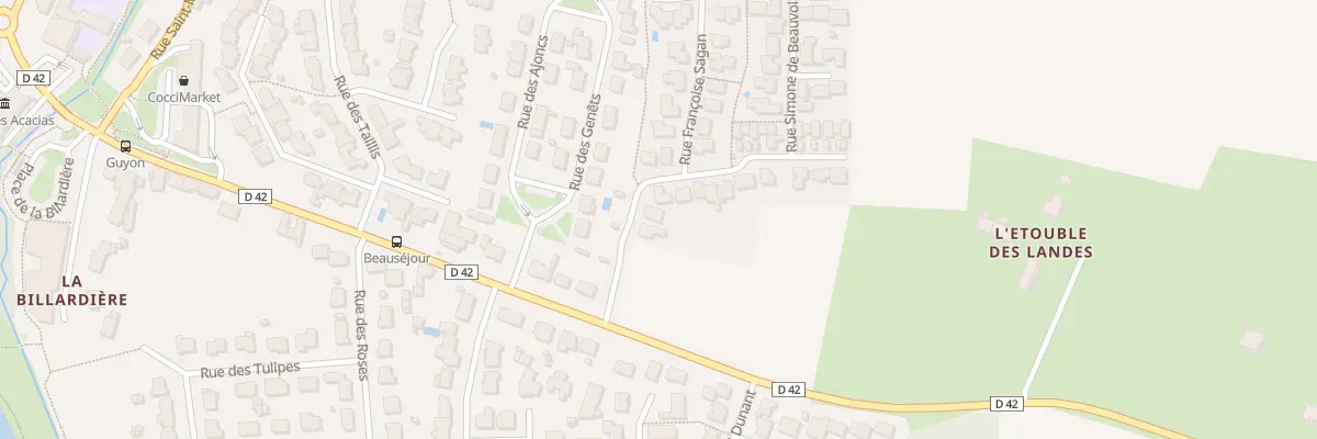 Plan du 4 Rue Simone Veil à Venansault