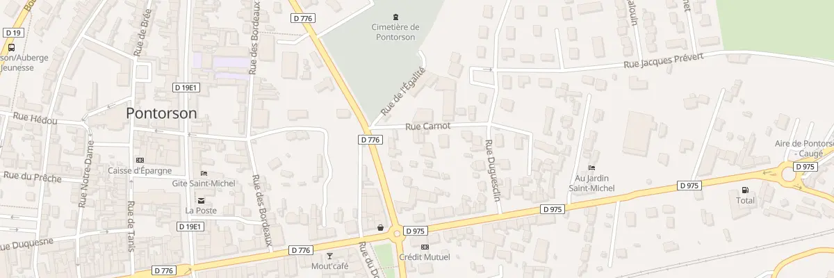 Plan du 6 Rue Carnot - Pontorson à Pontorson