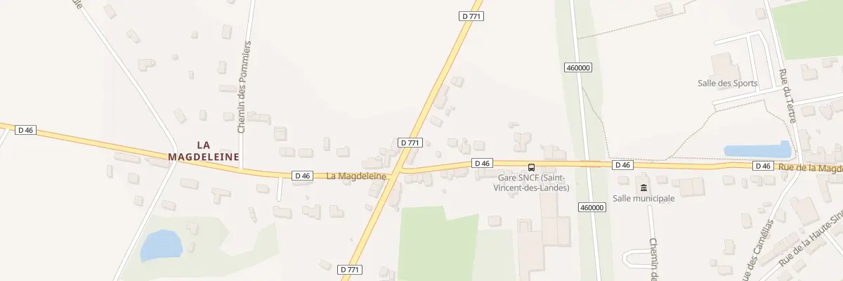 Plan du 34 Rue de la Magdeleine à Saint-Vincent-des-Landes