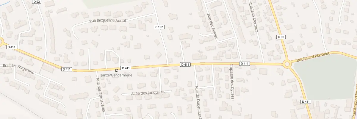 Plan du 22T Rue de Rennes à Janzé